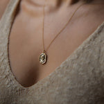 Agrippina Molten Gold Pendant |  Necklaces - Common Era Jewelry