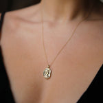 Agrippina Molten Gold Pendant |  Necklaces - Common Era Jewelry