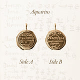 Aquarius Alchemical Zodiac Pendant | Necklaces - Common Era Jewelry