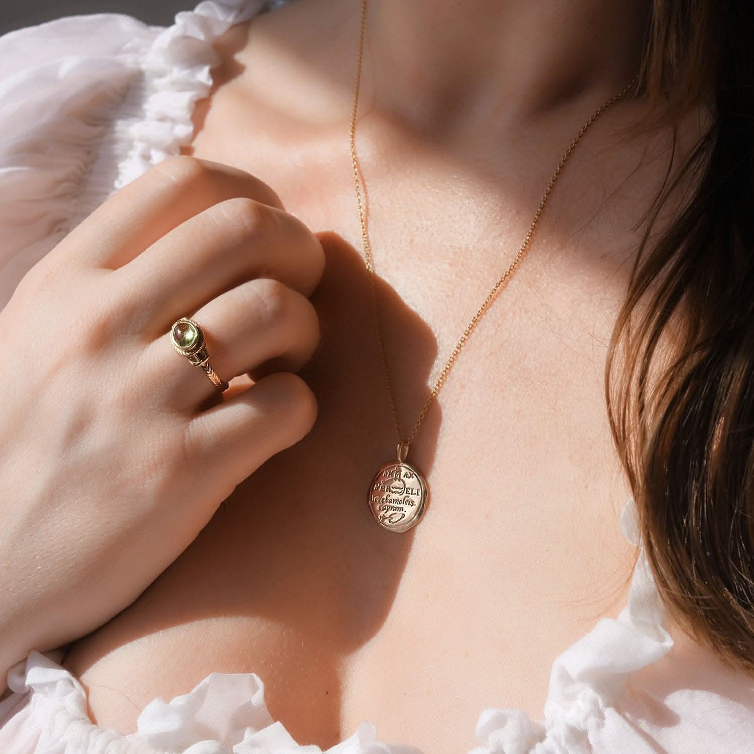 Aquarius Alchemical Zodiac Pendant | Necklaces - Common Era Jewelry