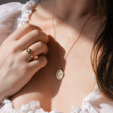 Aquarius Alchemical Zodiac Pendant |  Necklaces - Common Era Jewelry