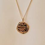 Aquarius Alchemical Zodiac Pendant |  Necklaces - Common Era Jewelry