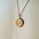Aquarius Alchemical Zodiac Pendant |  Necklaces - Common Era Jewelry