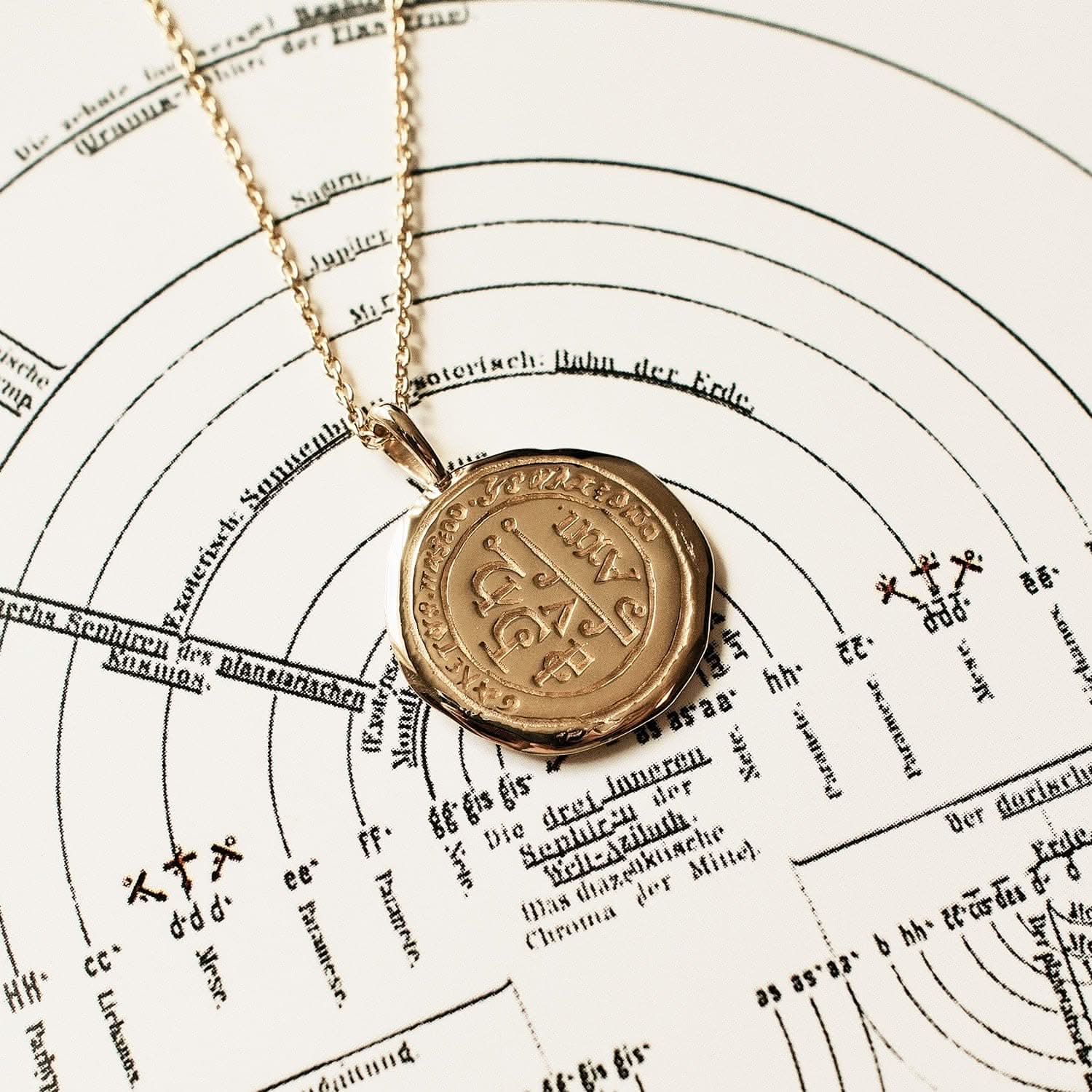 Aries Alchemical Zodiac Pendant | Necklaces - Common Era Jewelry