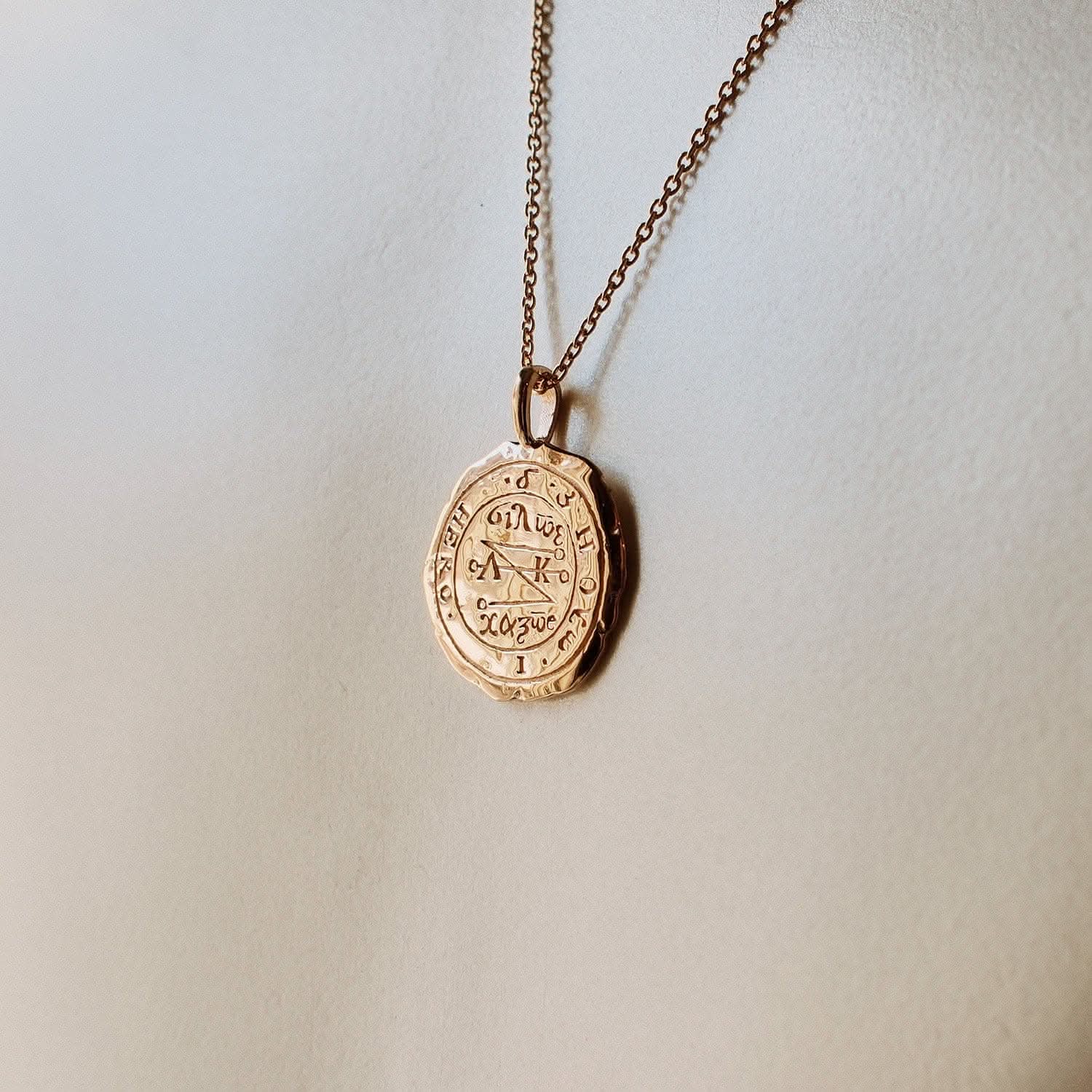 Cancer Alchemical Zodiac Pendant | Necklaces - Common Era Jewelry