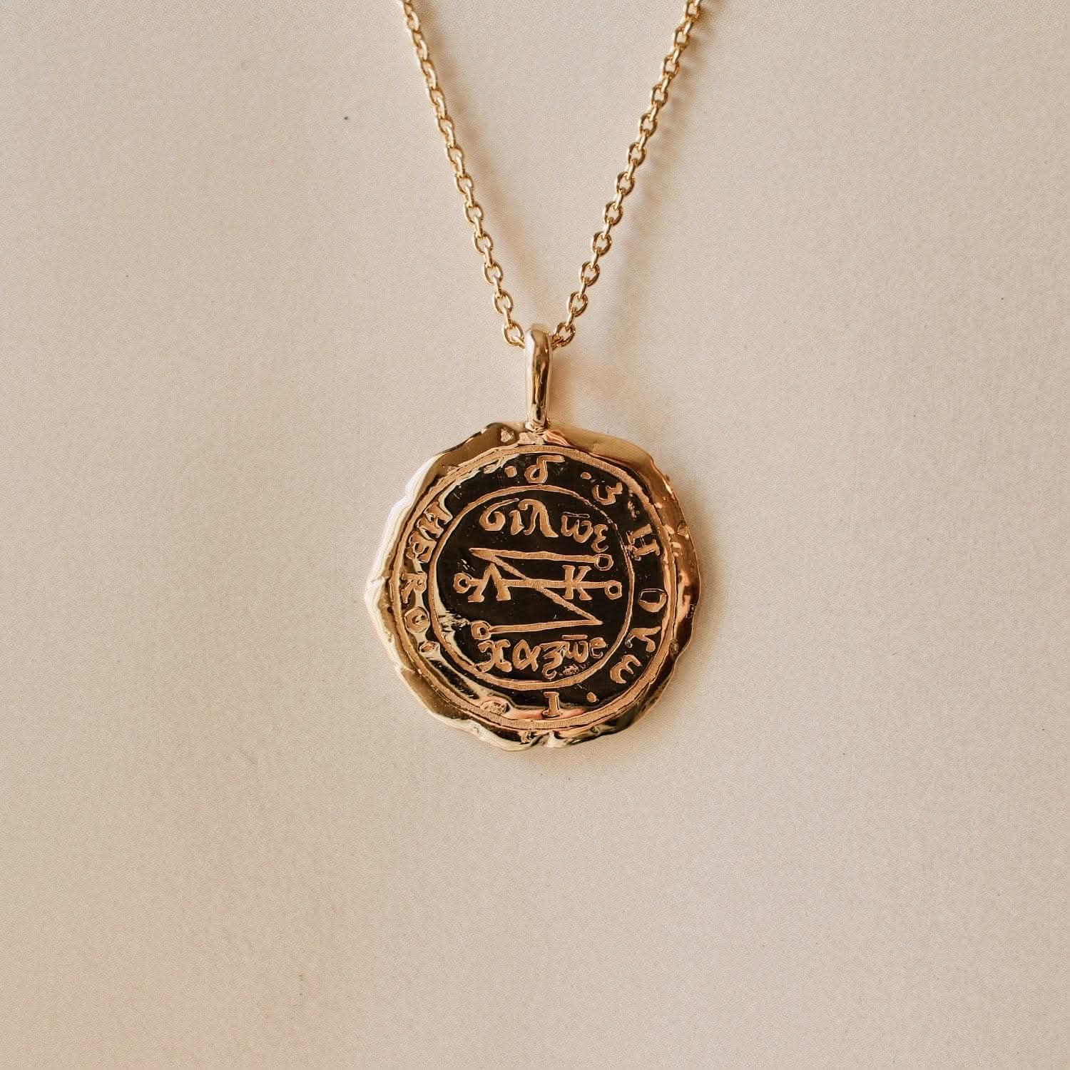 Cancer Alchemical Zodiac Pendant | Necklaces - Common Era Jewelry
