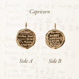 Capricorn Alchemical Zodiac Pendant | Necklaces - Common Era Jewelry