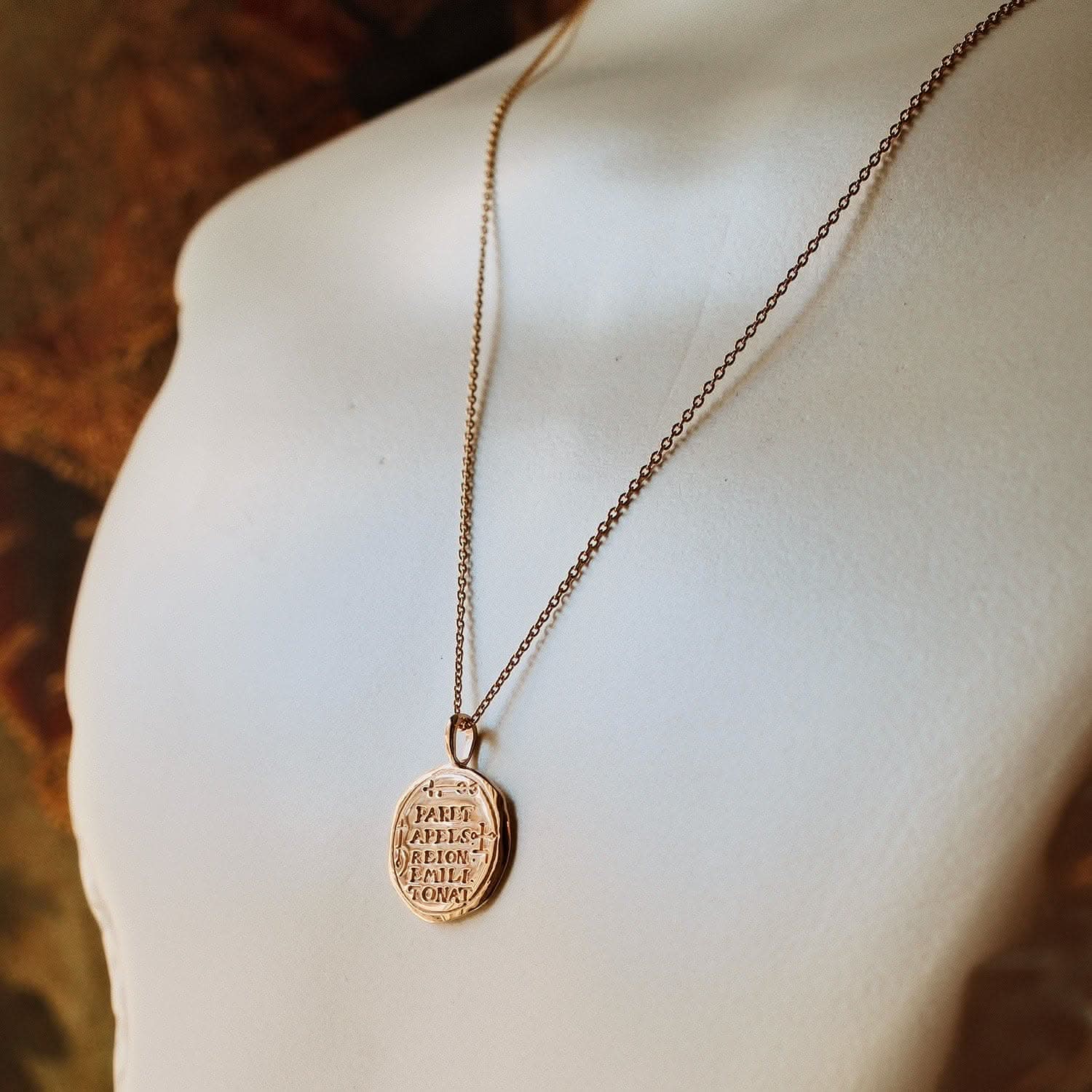Capricorn Alchemical Zodiac Pendant | Necklaces - Common Era Jewelry