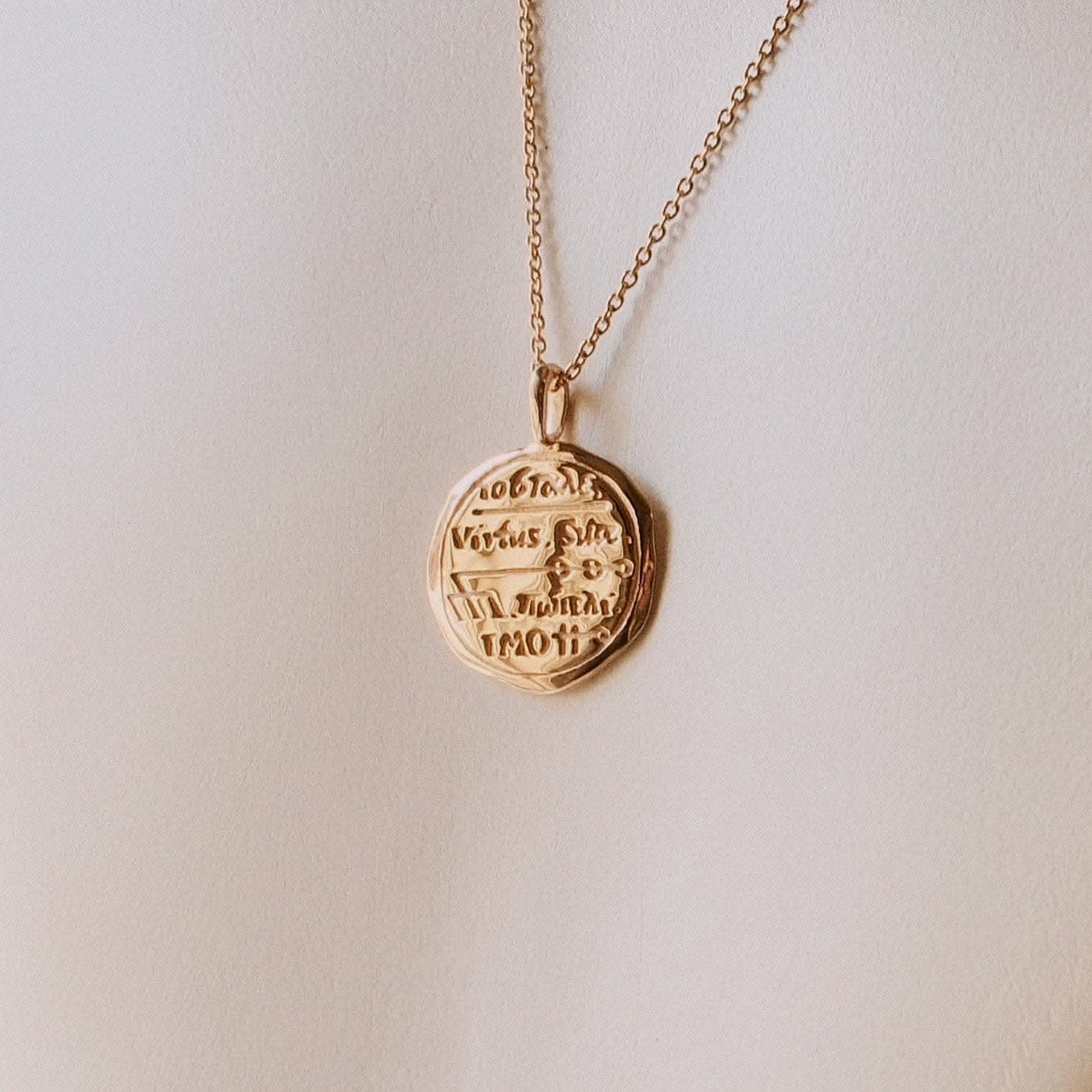 Capricorn Alchemical Zodiac Pendant | Necklaces - Common Era Jewelry