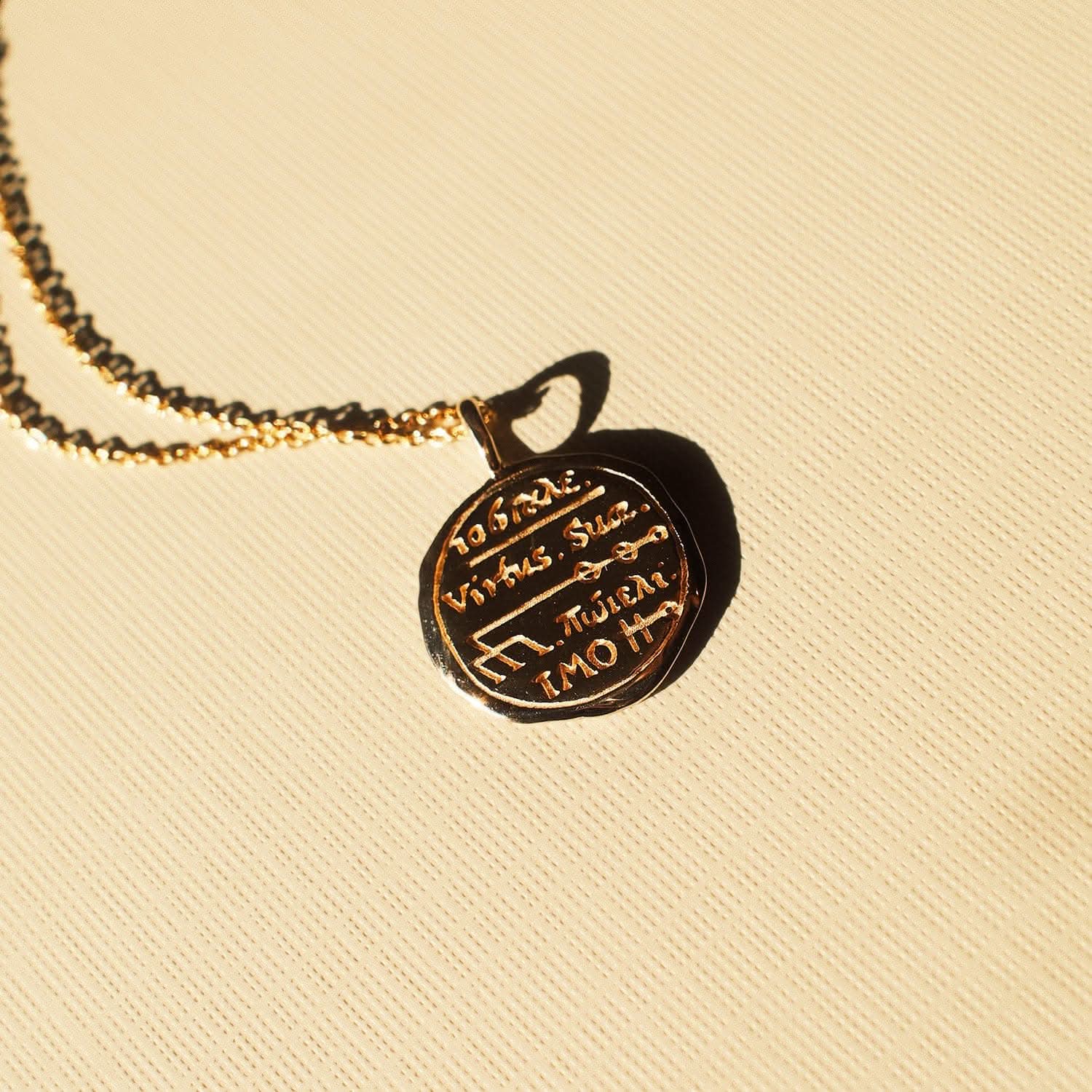 Capricorn Alchemical Zodiac Pendant | Necklaces - Common Era Jewelry