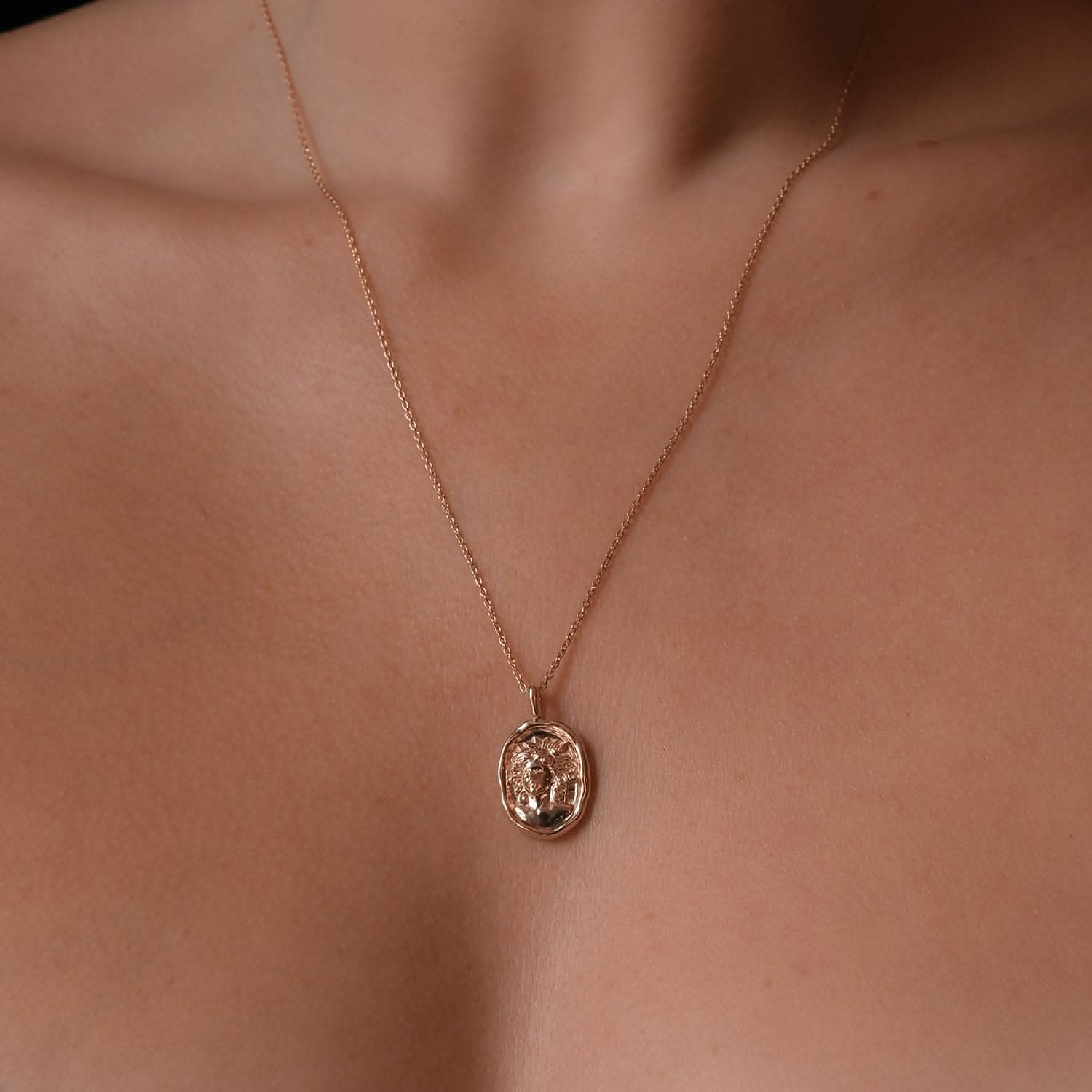 Cassandra of Troy Molten Gold Pendant |  Necklaces - Common Era Jewelry