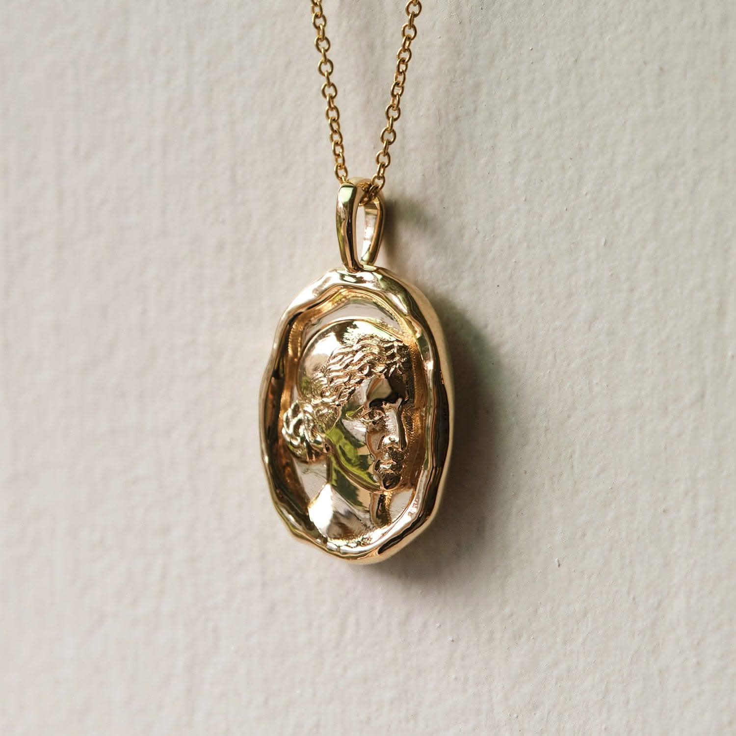 Cleopatra Molten Gold Pendant | Necklaces - Common Era Jewelry