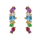 Ad Astra Acrostic Cluster Earrings | Earrings - Common Era Jewelry
