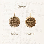 Gemini Alchemical Zodiac Pendant |  Necklaces - Common Era Jewelry