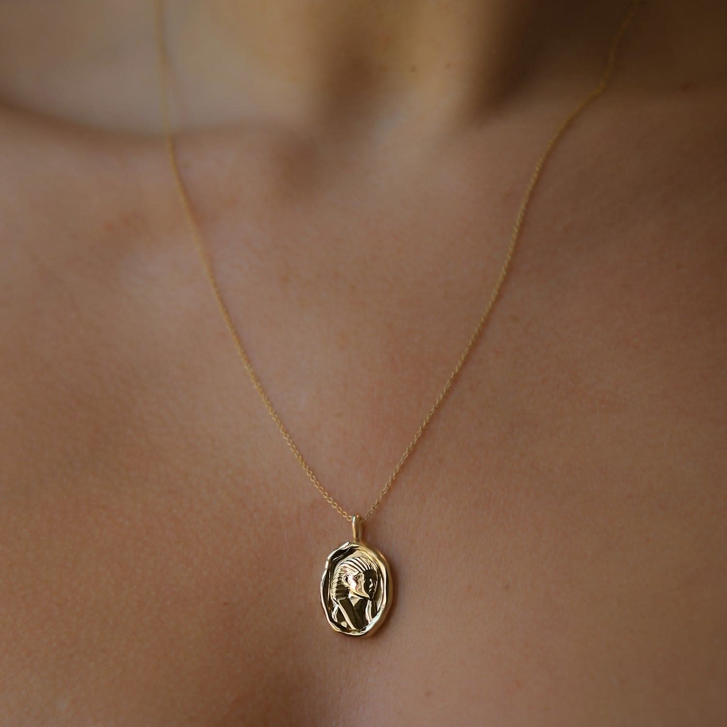 Hatshepsut Molten Gold Pendant | Necklaces - Common Era Jewelry