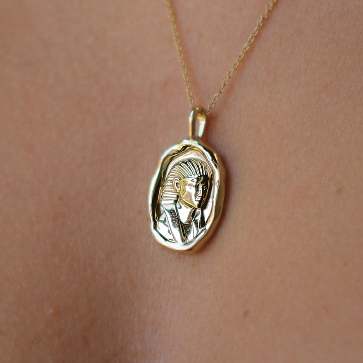Hatshepsut Molten Gold Pendant | Necklaces - Common Era Jewelry