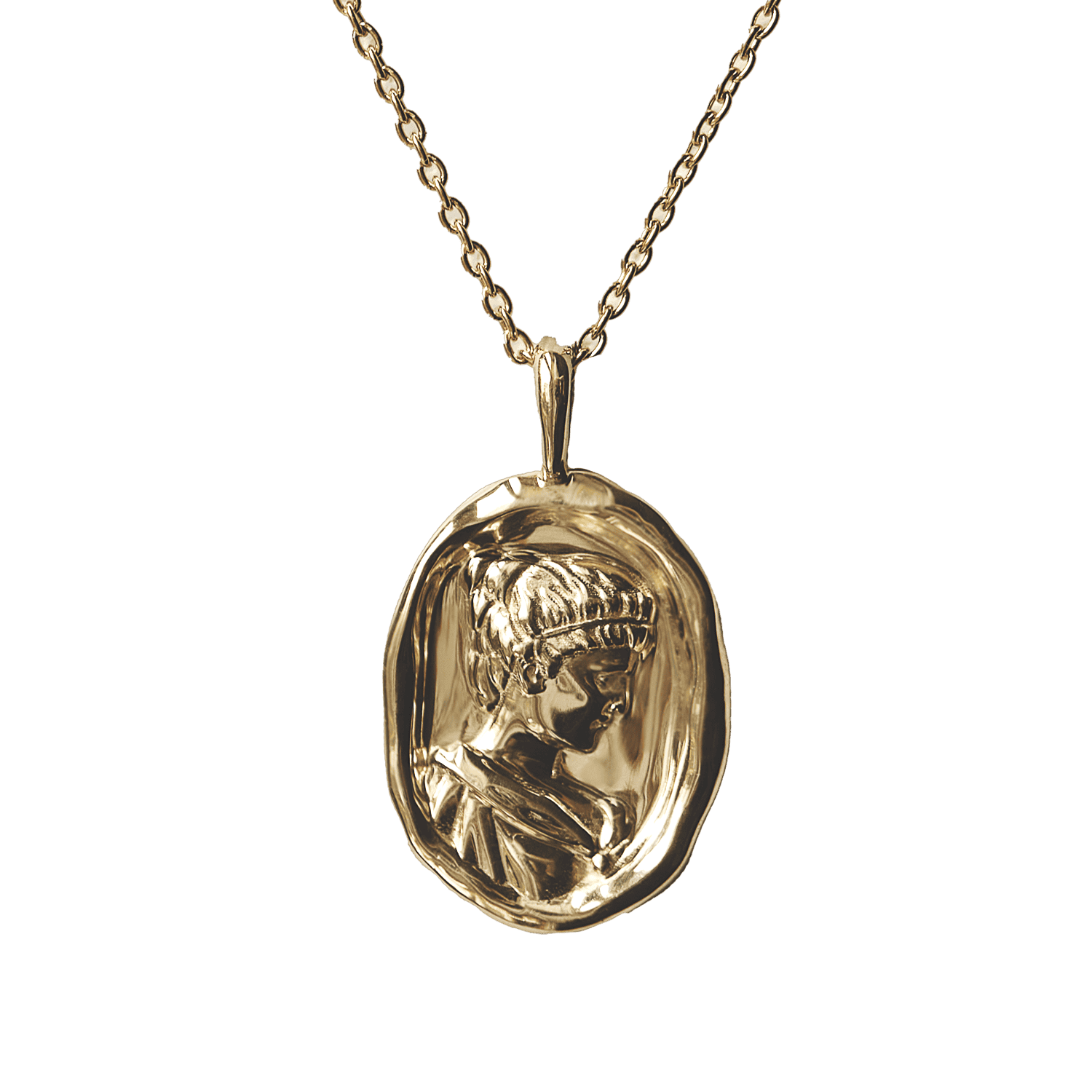 Hypatia Molten Gold Pendant | Necklaces - Common Era Jewelry