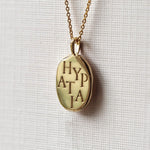 Hypatia Molten Gold Pendant |  Necklaces - Common Era Jewelry