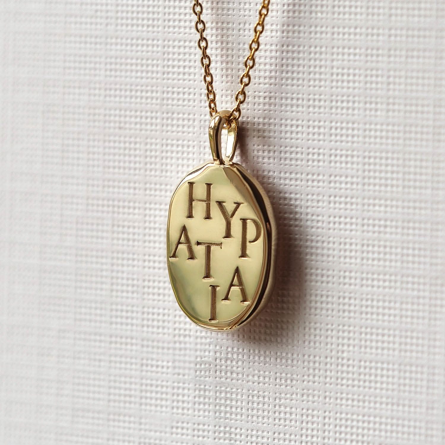 Hypatia Molten Gold Pendant | Necklaces - Common Era Jewelry