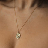 Hypatia Molten Gold Pendant | Necklaces - Common Era Jewelry