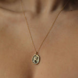 Hypatia Molten Gold Pendant | Necklaces - Common Era Jewelry
