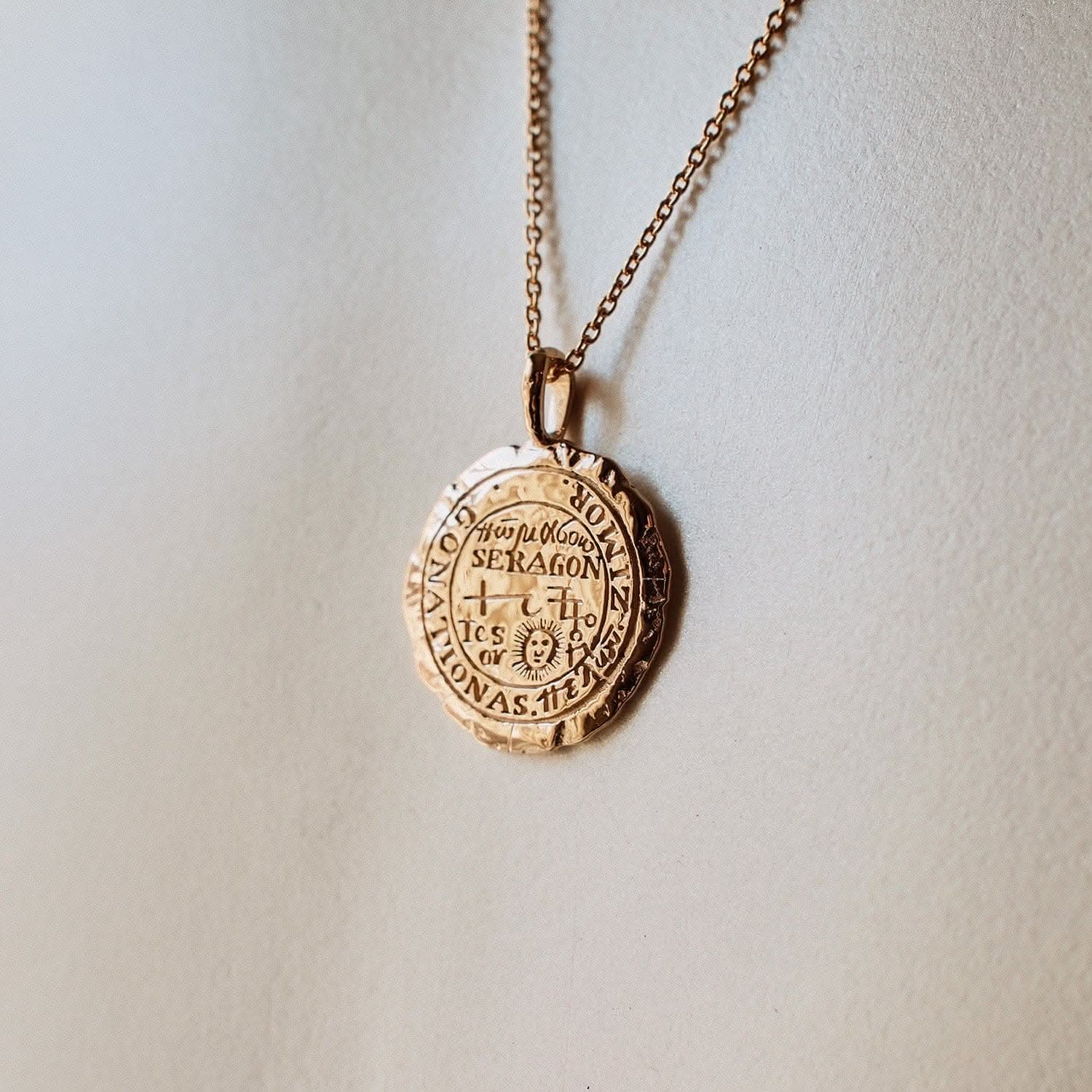 Leo Alchemical Zodiac Pendant | Necklaces - Common Era Jewelry