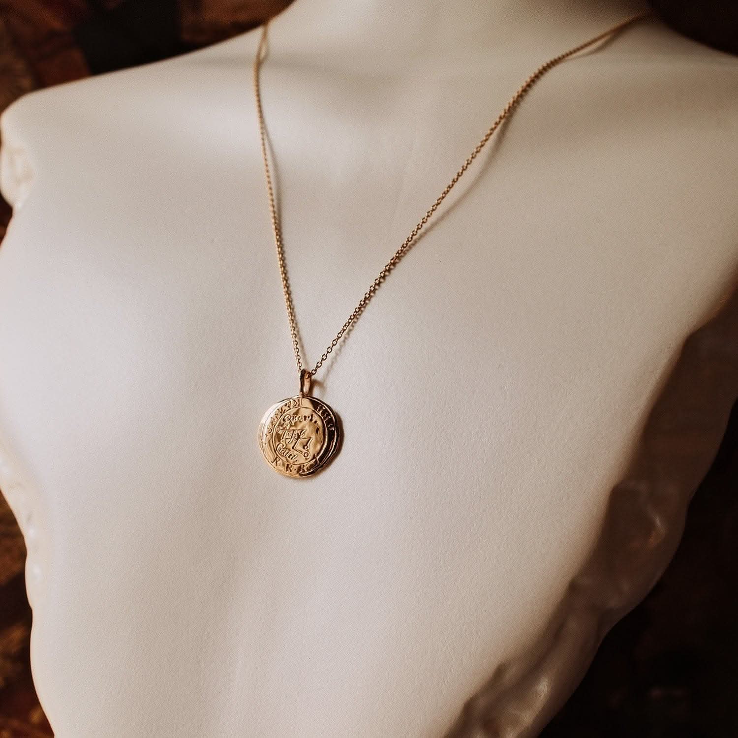 Libra Alchemical Zodiac Pendant |  Necklaces - Common Era Jewelry