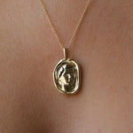 Livia Molten Gold Pendant |  Necklaces - Common Era Jewelry