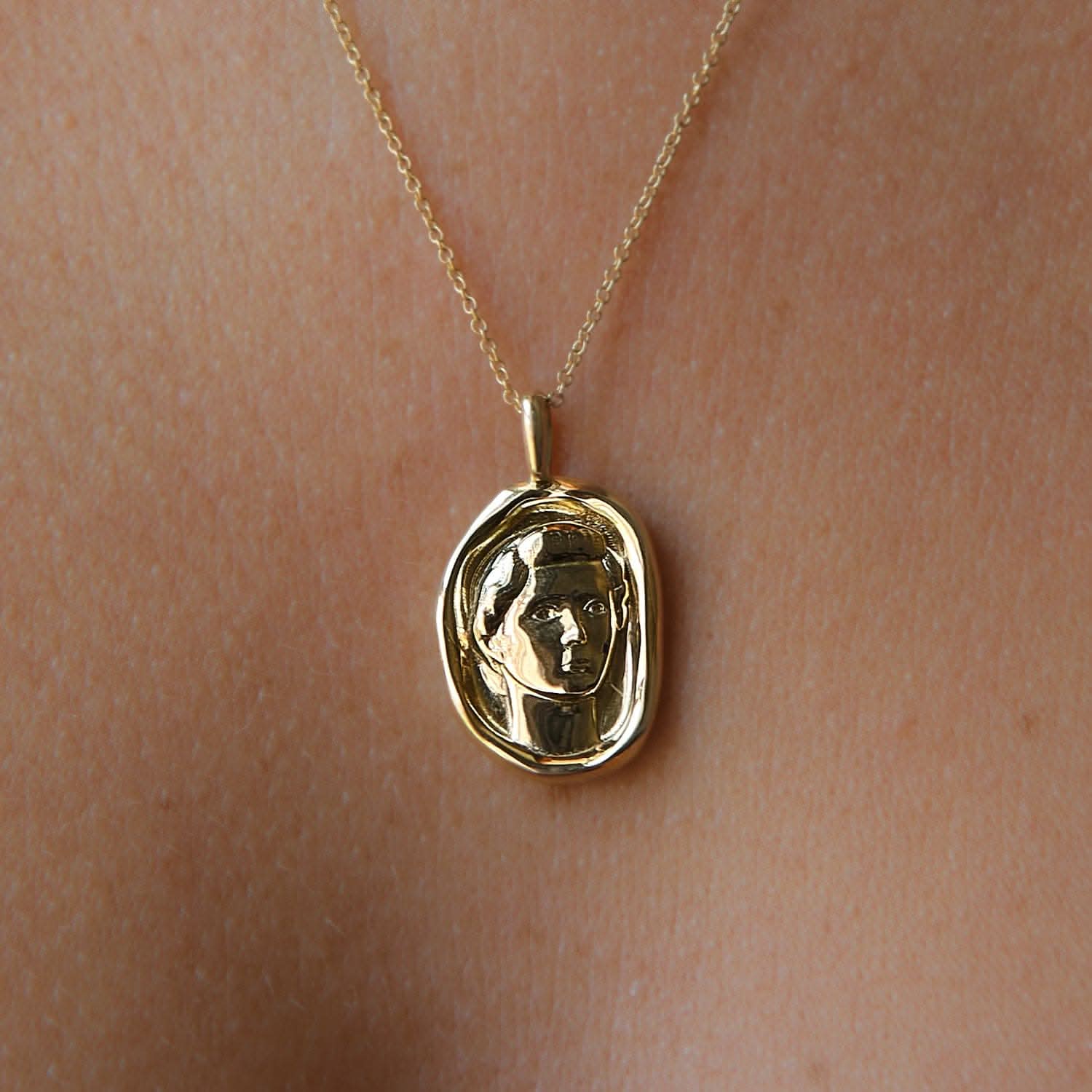 Livia Molten Gold Pendant | Necklaces - Common Era Jewelry