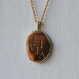 Livia Molten Gold Pendant | Necklaces - Common Era Jewelry