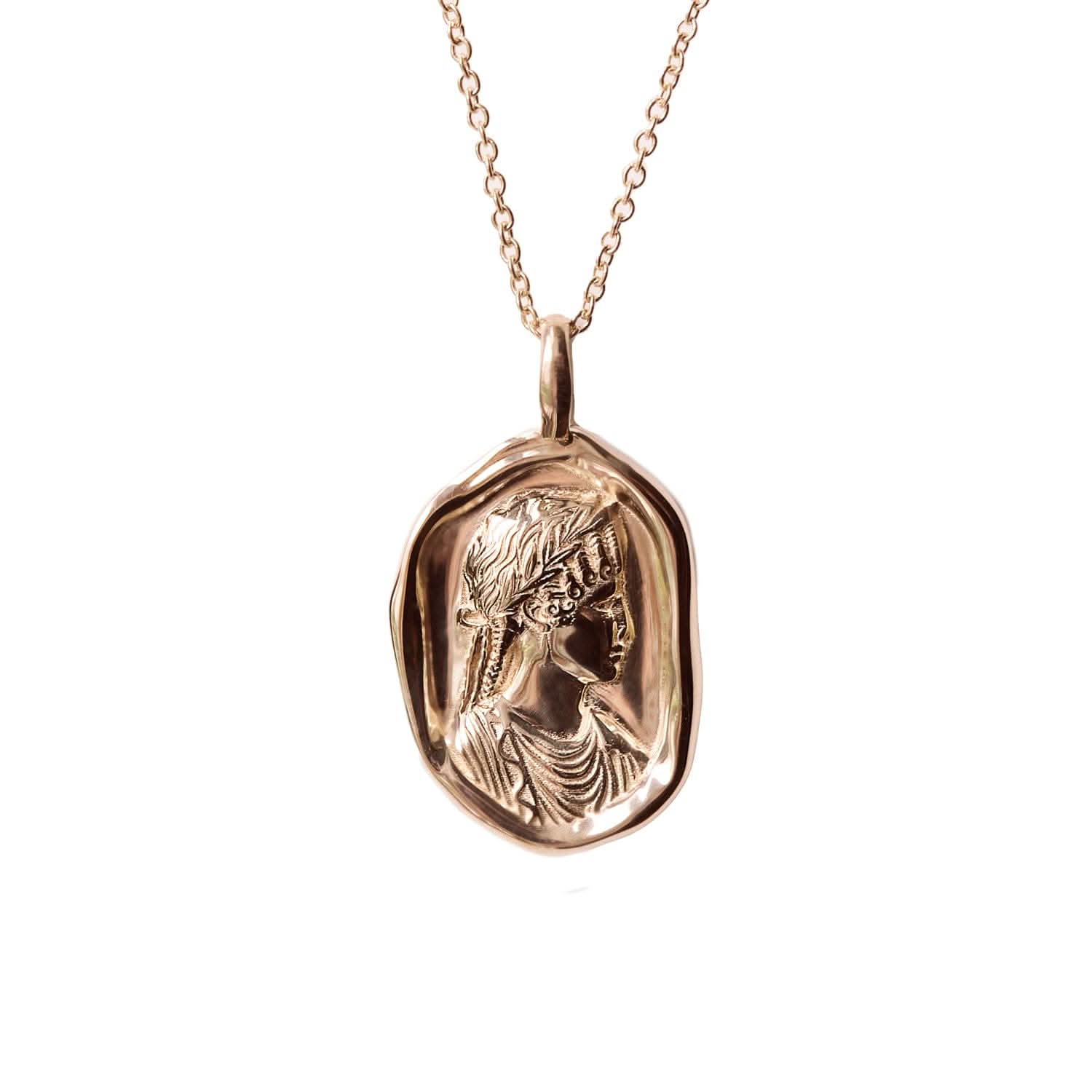 Agrippina Molten Gold Pendant | Necklaces - Common Era Jewelry