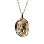 Agrippina Molten Gold Pendant |  Necklaces - Common Era Jewelry
