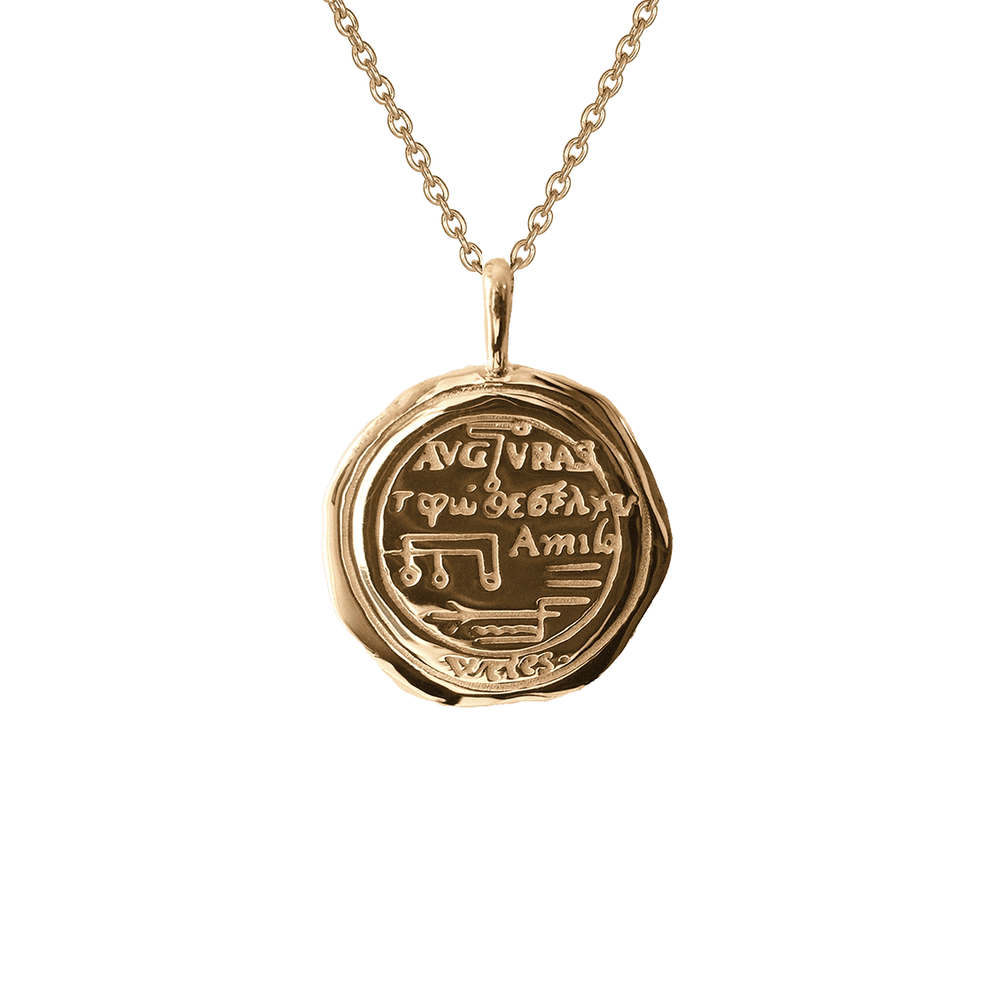 Aquarius Alchemical Zodiac Pendant | Necklaces - Common Era Jewelry