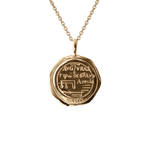 Aquarius Alchemical Zodiac Pendant |  Necklaces - Common Era Jewelry