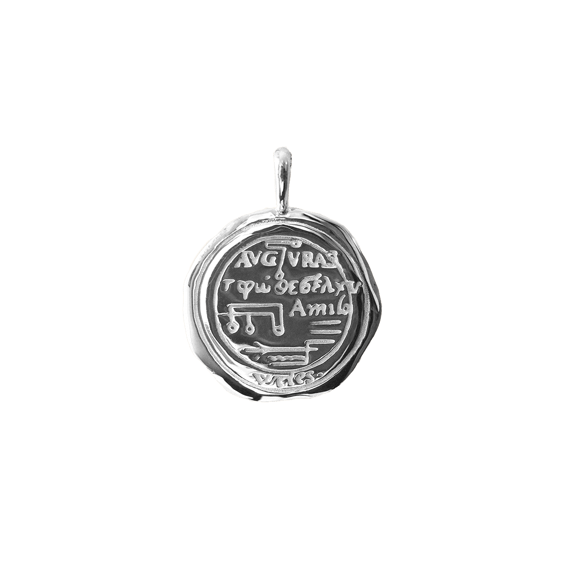 Aquarius Alchemical Zodiac Pendant | Necklaces - Common Era Jewelry