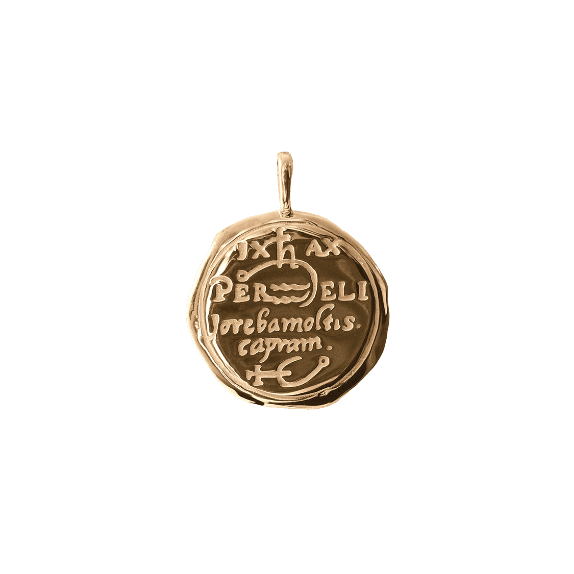 Aquarius Alchemical Zodiac Pendant | Necklaces - Common Era Jewelry