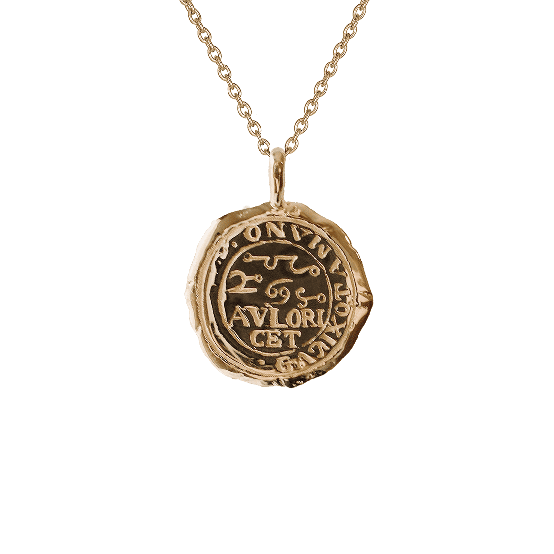 1993 Irish Lucky Coin Pendant On 30" Sterling Silver Chain - Celtic Harp