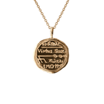 Capricorn Alchemical Zodiac Pendant |  Necklaces - Common Era Jewelry