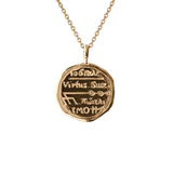 Capricorn Alchemical Zodiac Pendant | Necklaces - Common Era Jewelry