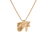 Eye of Horus Gold Talisman Necklace |  Necklaces - Common Era Jewelry