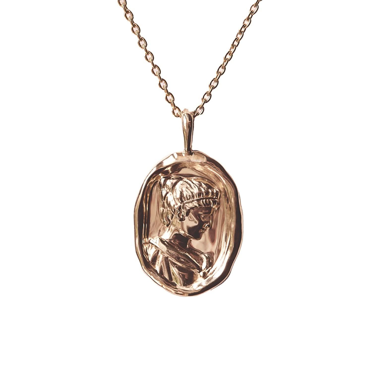 Hypatia Molten Gold Pendant | Necklaces - Common Era Jewelry