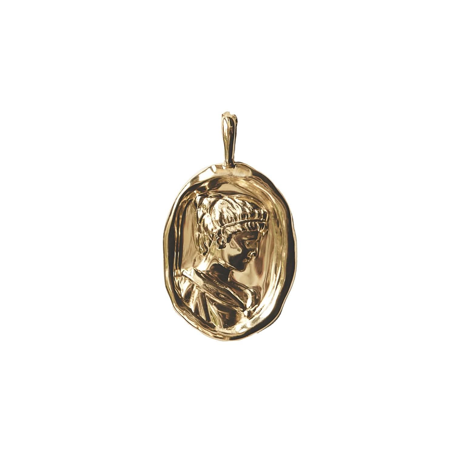 Hypatia Molten Gold Pendant | Necklaces - Common Era Jewelry