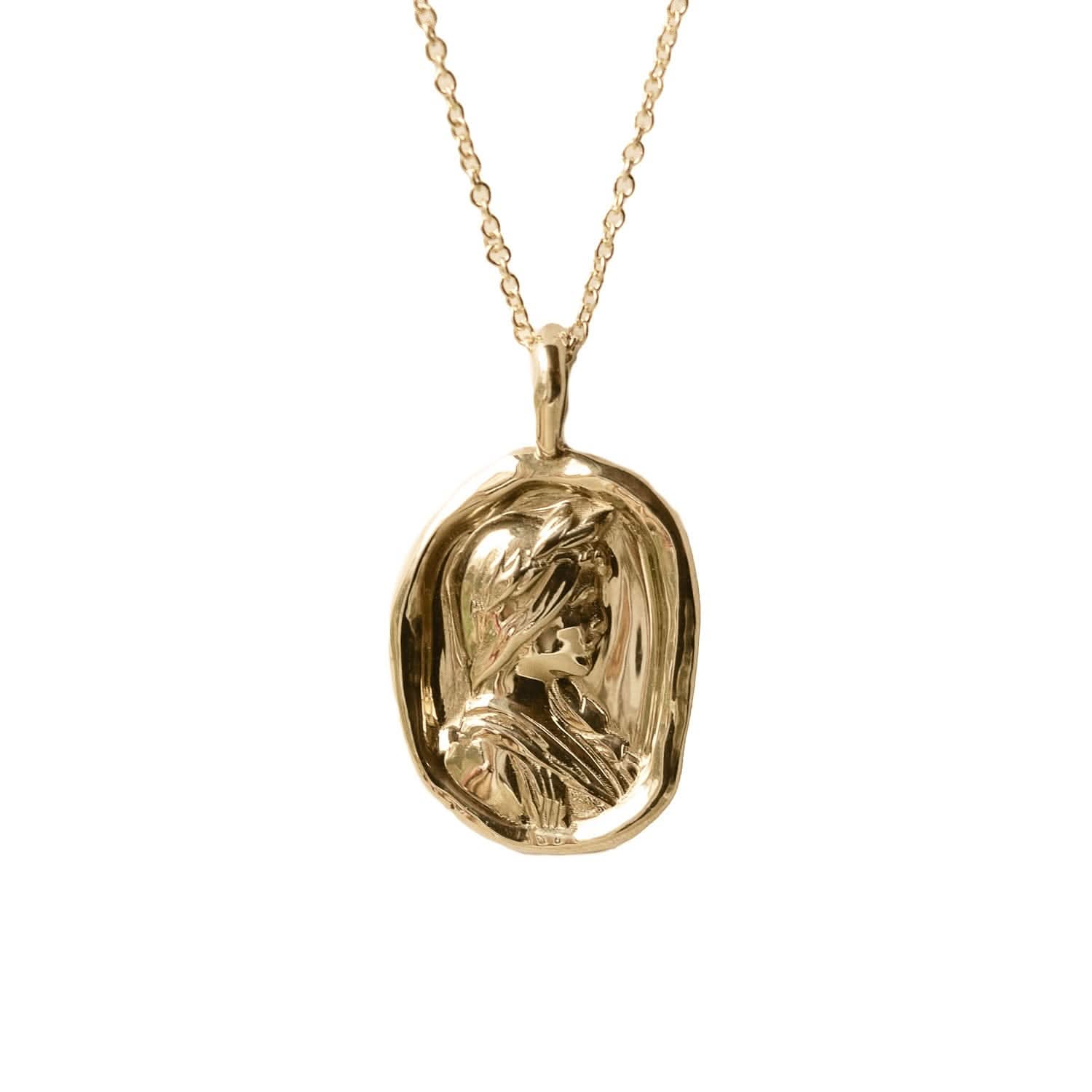 Sappho Molten Gold Pendant | Necklaces - Common Era Jewelry