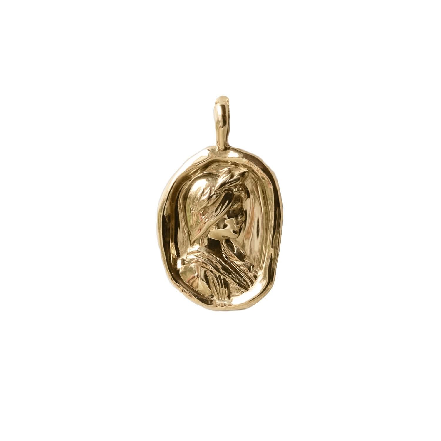 Sappho Molten Gold Pendant | Necklaces - Common Era Jewelry