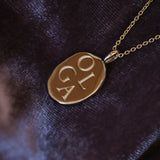 Olga of Kiev Molten Gold Pendant | Necklaces - Common Era Jewelry