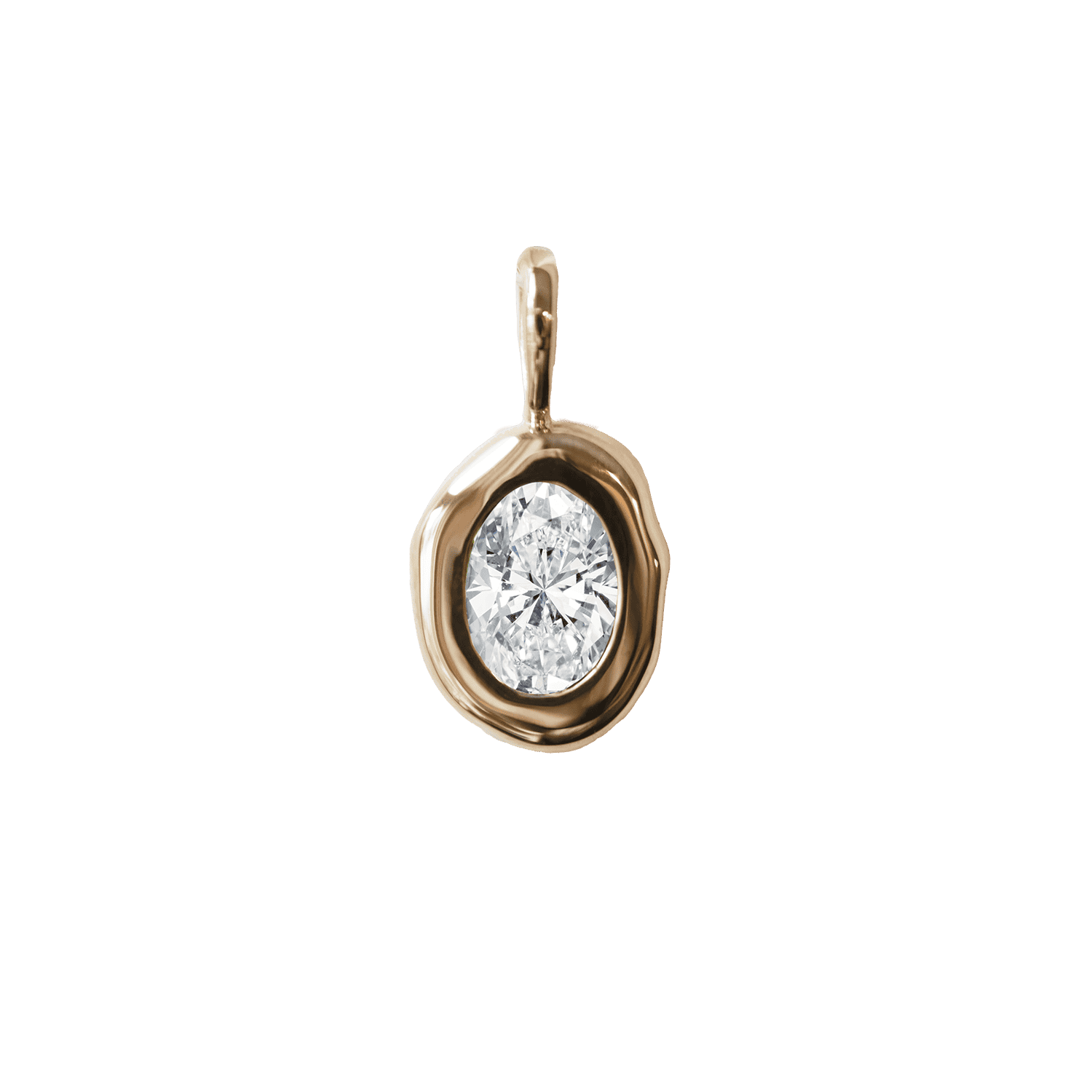 Molten Heirloom Pendant - Diamond |  Necklace - Common Era Jewelry