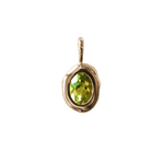 Molten Heirloom Pendant - Peridot |  Necklace - Common Era Jewelry