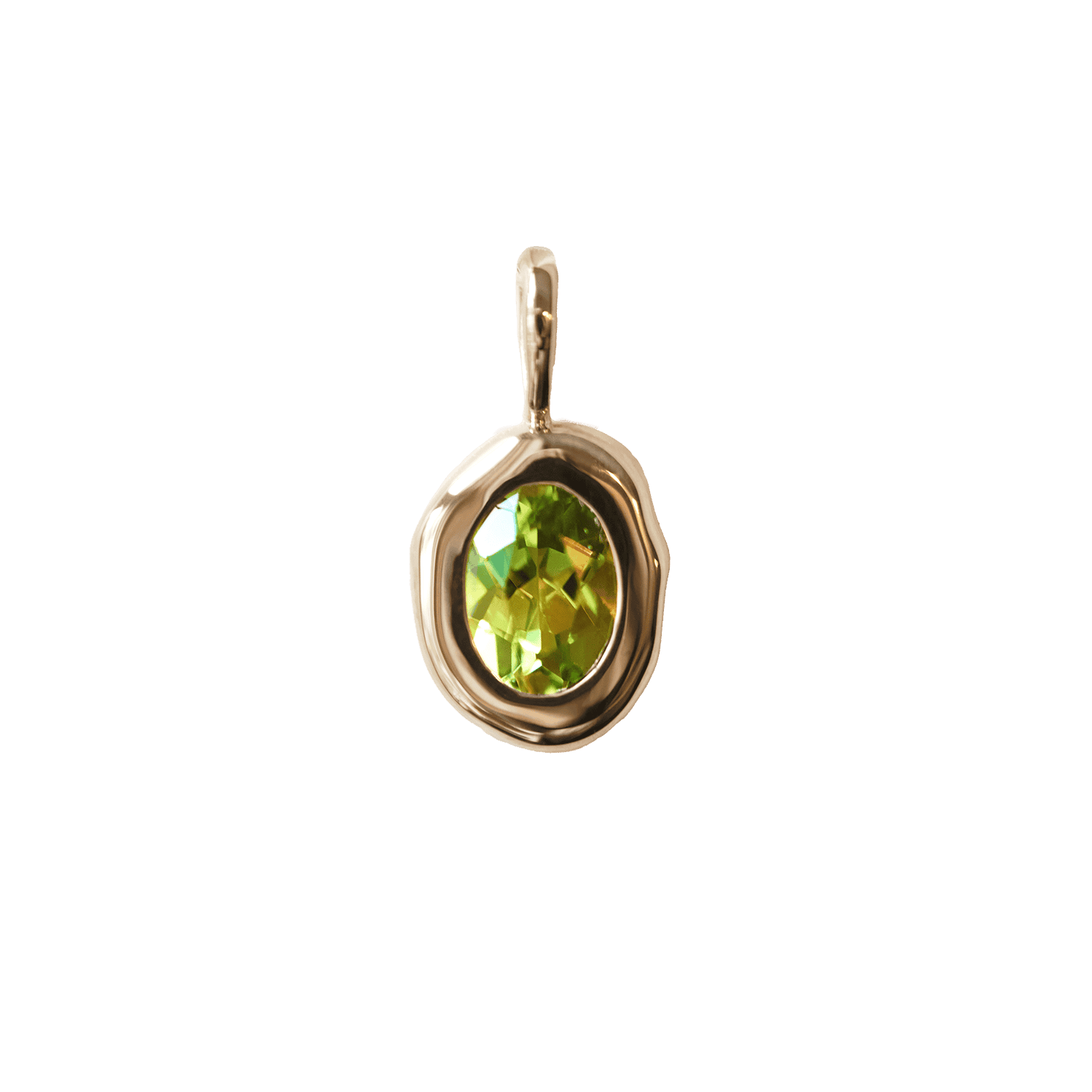 Molten Heirloom Pendant - Peridot |  Necklace - Common Era Jewelry