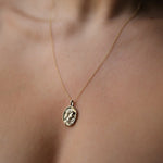 Pandora Molten Gold Pendant |  Necklaces - Common Era Jewelry