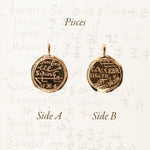 Pisces Alchemical Zodiac Pendant |  Necklaces - Common Era Jewelry